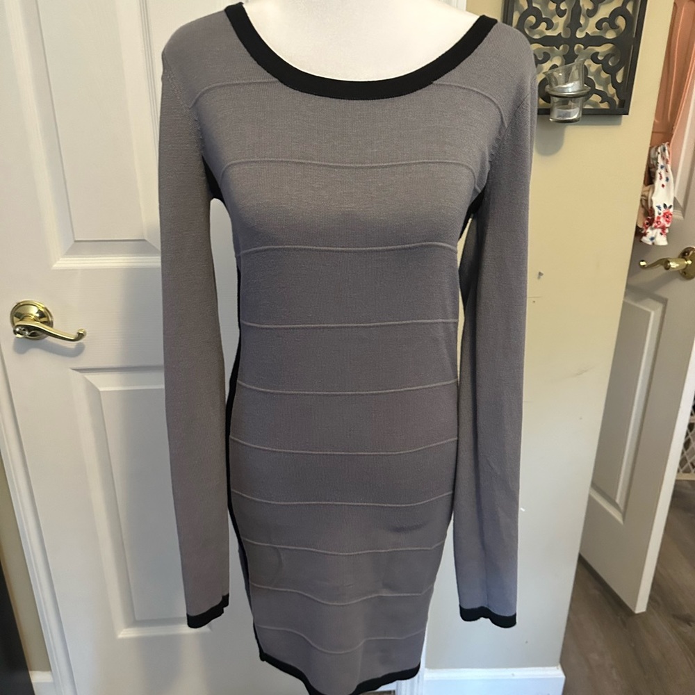 Xhilaration Dress Gray Size M